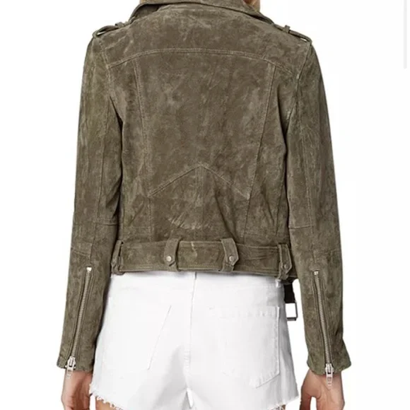 Blank NYC Olive Leather Jacket - Picture 4 of 12